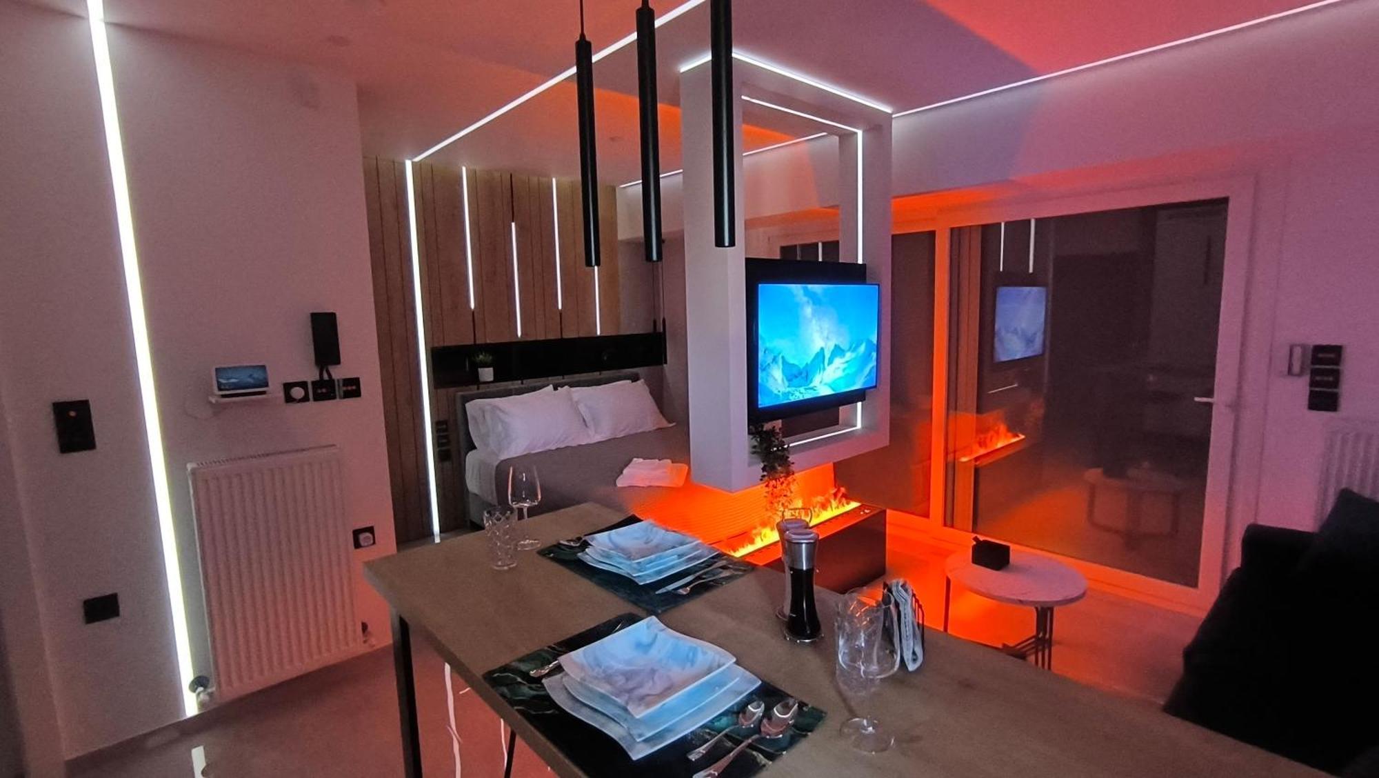 Larisa Absolute Suites, Sky View Smart Home Buitenkant foto
