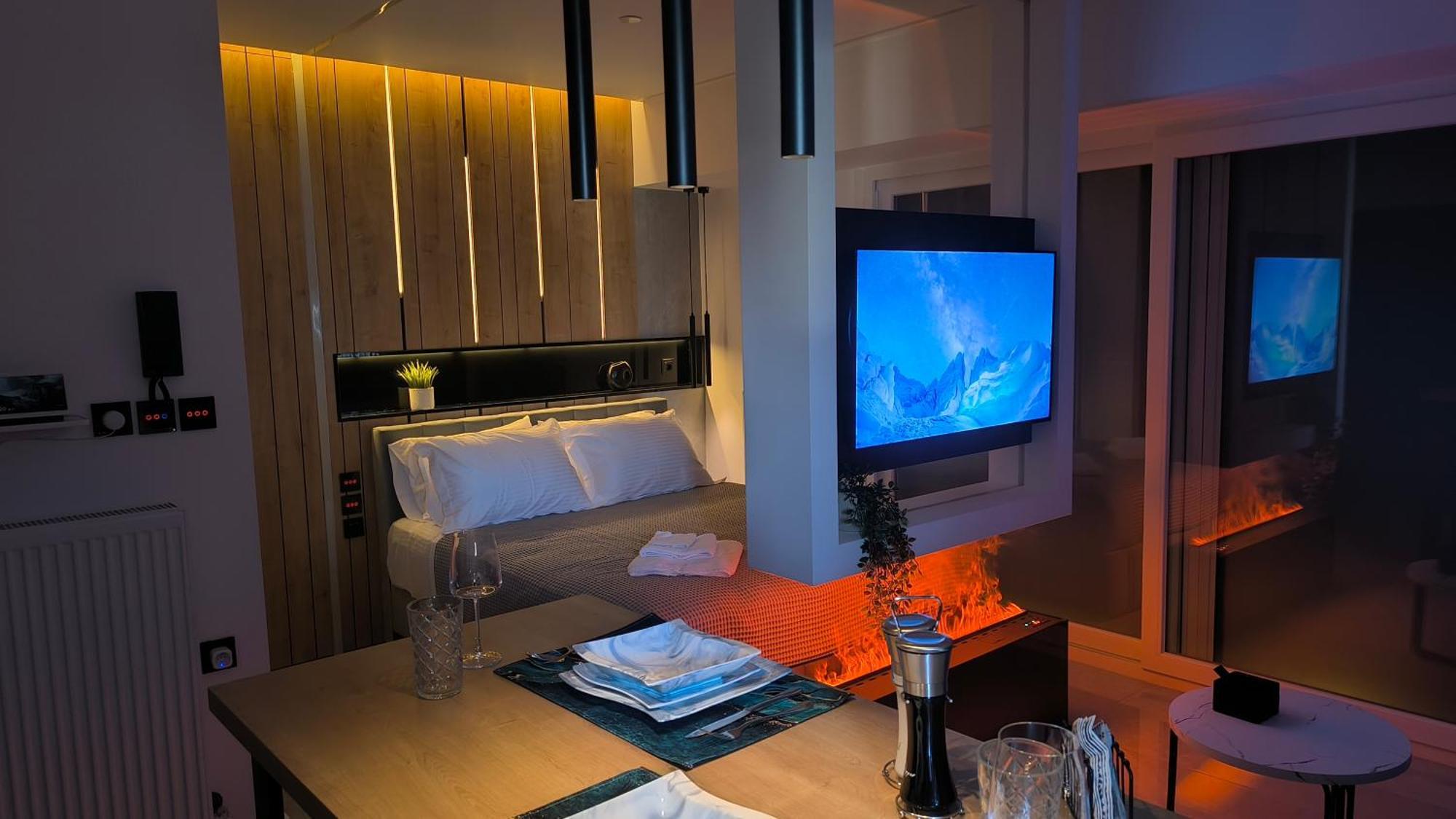 Larisa Absolute Suites, Sky View Smart Home Buitenkant foto