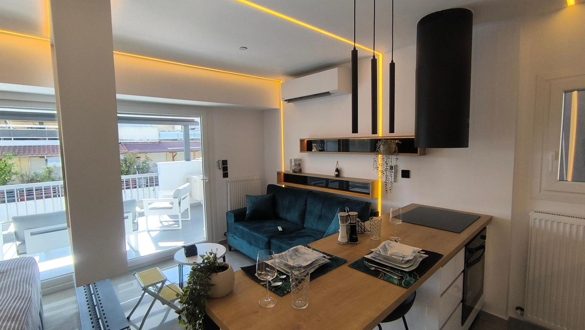 Larisa Absolute Suites, Sky View Smart Home Buitenkant foto