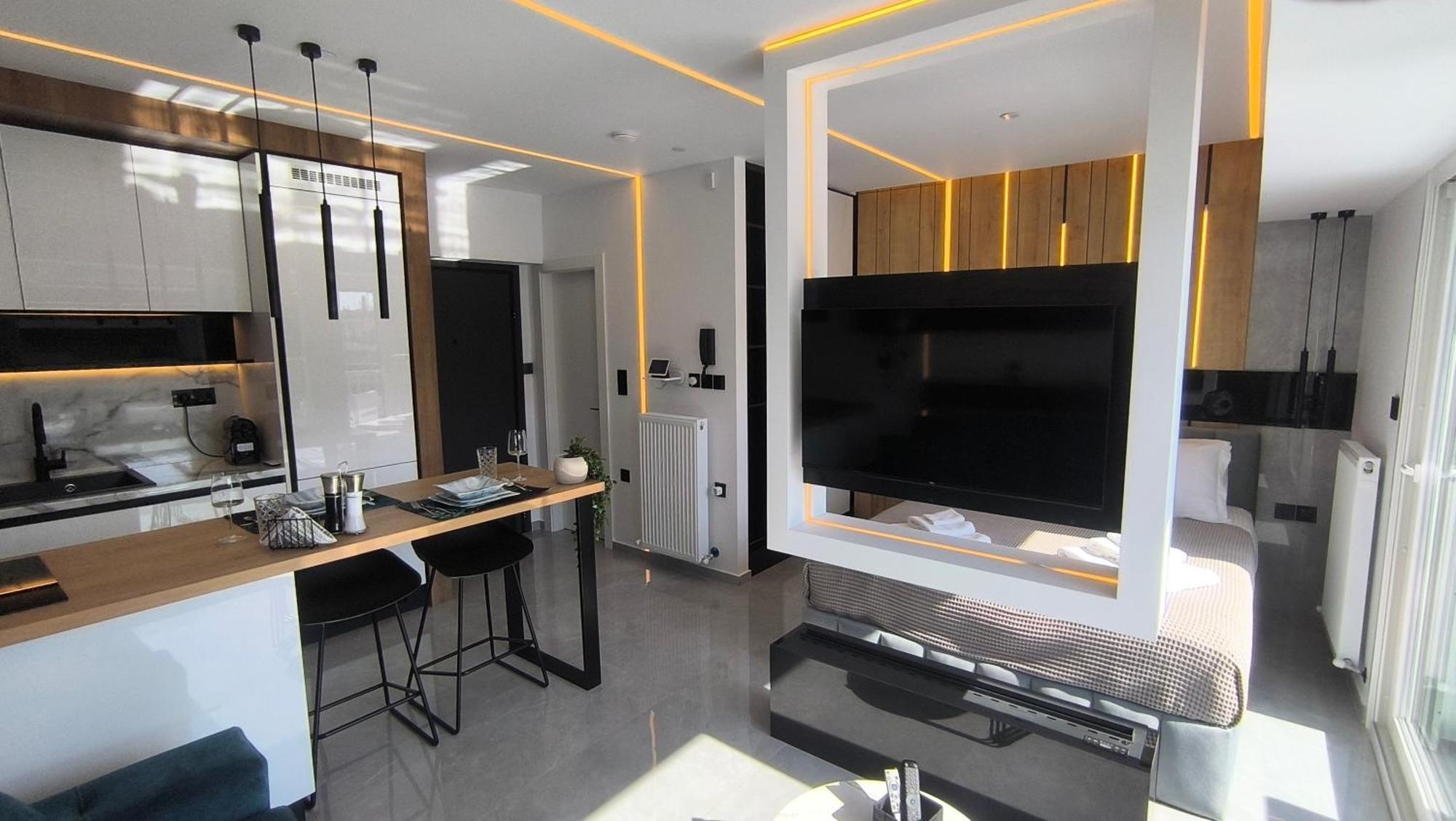 Larisa Absolute Suites, Sky View Smart Home Buitenkant foto