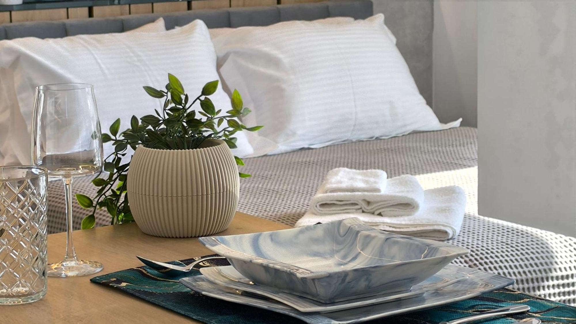 Larisa Absolute Suites, Sky View Smart Home Buitenkant foto