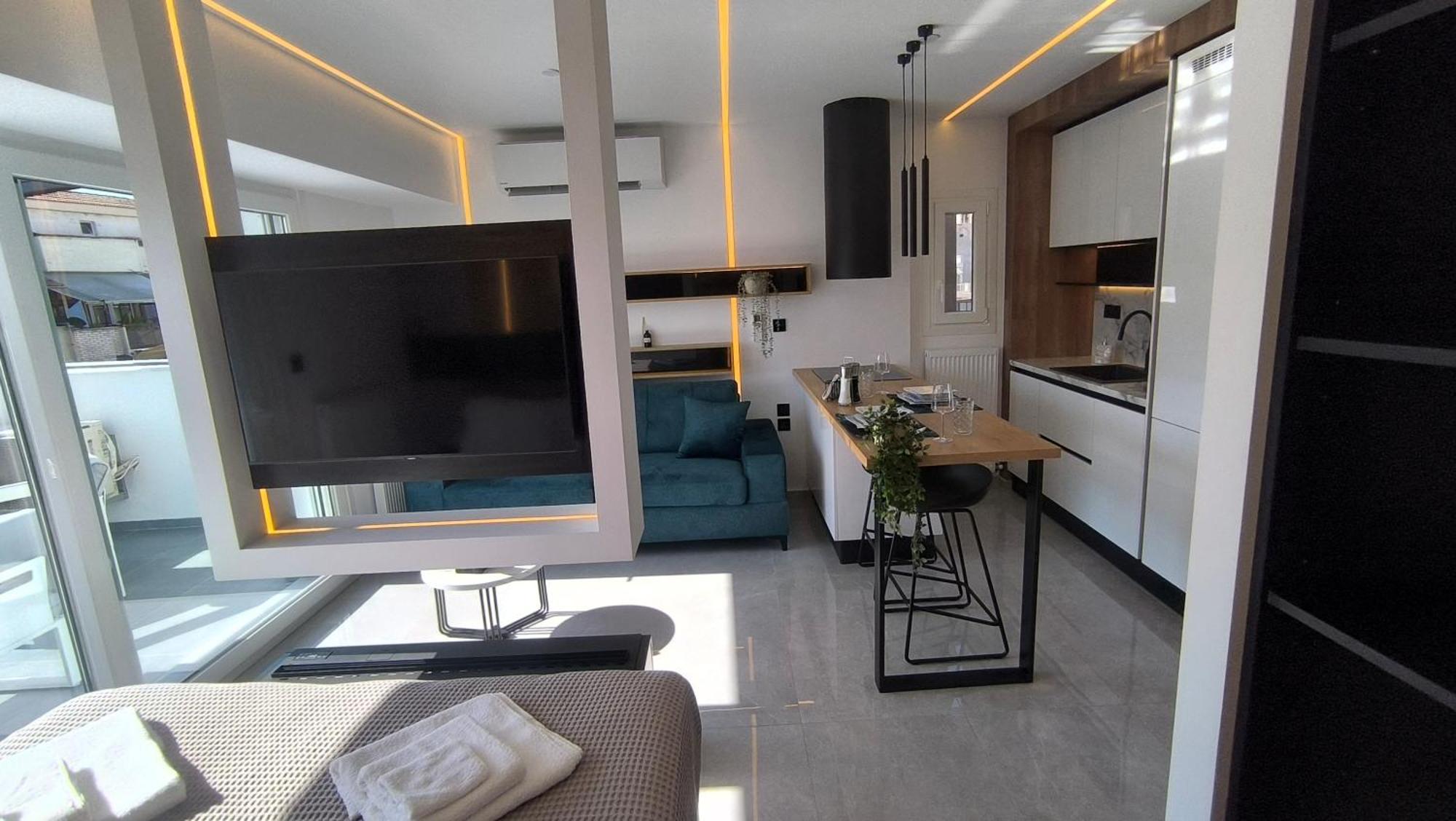 Larisa Absolute Suites, Sky View Smart Home Buitenkant foto