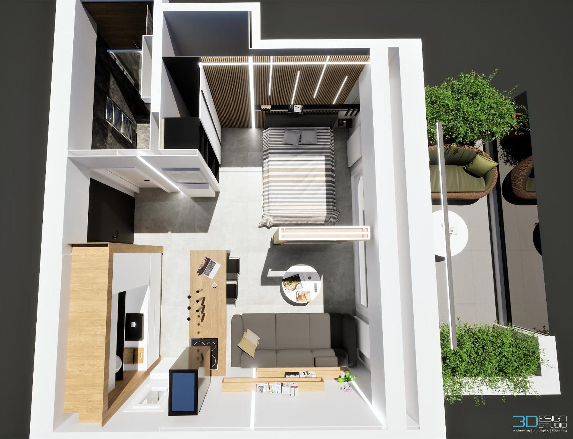 Larisa Absolute Suites, Sky View Smart Home Buitenkant foto
