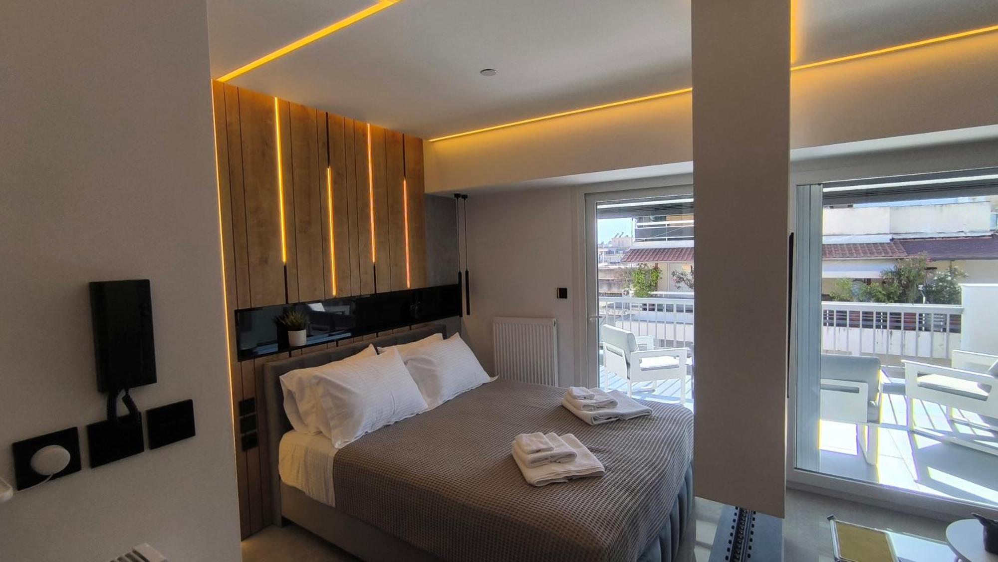 Larisa Absolute Suites, Sky View Smart Home Buitenkant foto