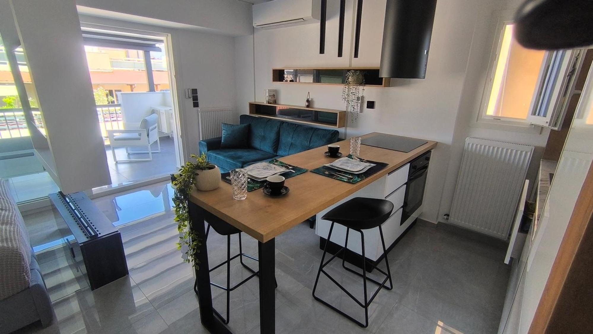 Larisa Absolute Suites, Sky View Smart Home Buitenkant foto